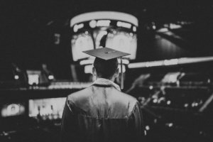 In this photo is a graduate.